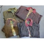 (G) 4 x vintage 'JOHN PARTRIDGE" wax jackets