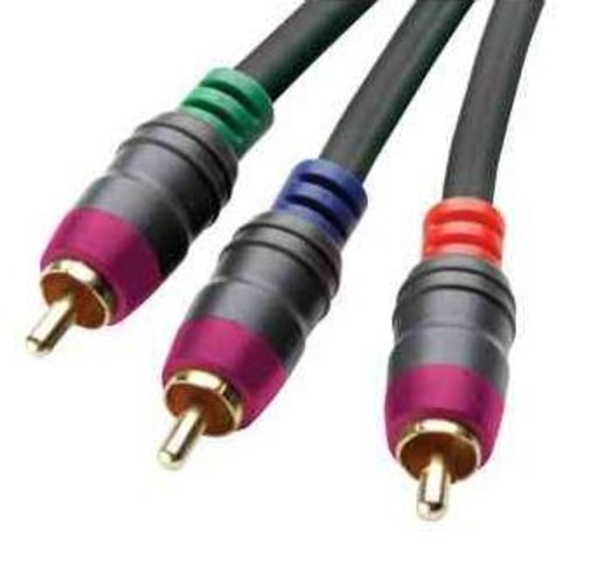 5 Alphason component video cables (3m)
