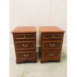 A Pair of Modern bedside tables 69cm H x 42cm W x 43cm D