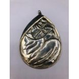 A 1977 Mother with Child by Luther Bookout in Gorham Silver, limited edition.