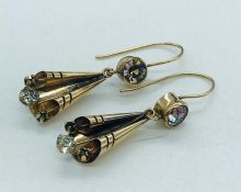 18ct gold earrings (2.4g)