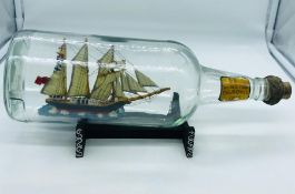 'Sir Winston Churchill' ship in a bottle