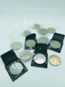 Twelve Various £5 commemorative coins