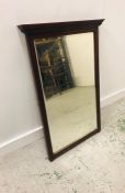 A Mahogany wall mirror