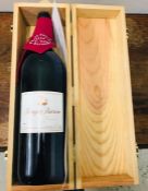 A Boxed Bottle of 1998 Berger Baron Bordeaux 1998.