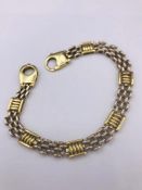 A 9ct gold bracelet (14.7g)