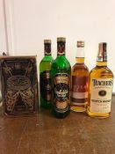 A selection of whisky to include Glenfiddich etc.