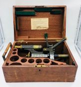 A cased Microscope