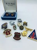 A selection of various enamel and other commemorative badges