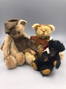 Three small Bears 'Brownie', Nichoiz', 'Bayless'