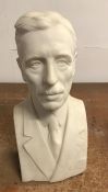 A Marble Bust of a gentleman, signed E.Diosi.