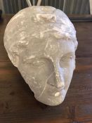 A Plaster Bust of Greek Goddess.