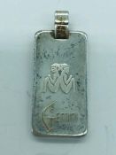 A Fine silver Gemini pendant