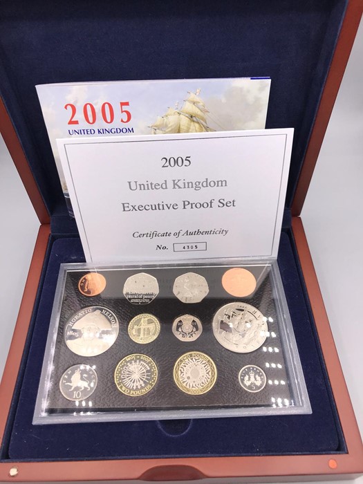 A 2005 Elizabeth II Great Britain Executive Proof Set