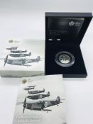 The Royal Mint 75th Anniversary of the Battle of Britain 2015 UK 50p silver proof coin