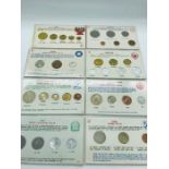 A selection of eight Modern Uncirculated Type coin sets to include: Yugoslavia, Taiwan, Turkey,