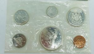 A 1966 PL Canadian proof coin set inc silver