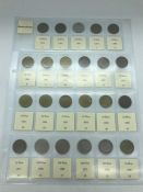 A selection of fifty six coins from South Korea, various denominations, years and conditions