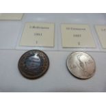 A selection of twenty seven coins from 1885 onwards from Bolivia