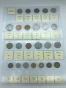 A selection of thirty five coins from the Lebanon, various years, denominations and conditions