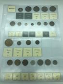 A large selection of coins from Guernsey of various years denominations and conditions