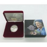 A Five Pounds silver proof 2002 Queen Mother Memorial Crown