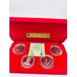 A Boxed set of cupro-nickel crowns celebrating 25th Anniversary of The Duke of Edinburgh's Award