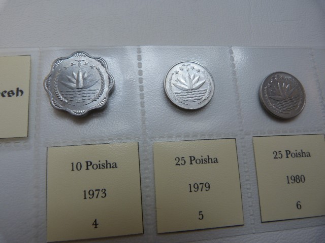 A selection of fourteen coins from Bangladesh from 1974, various denominations. - Image 4 of 14