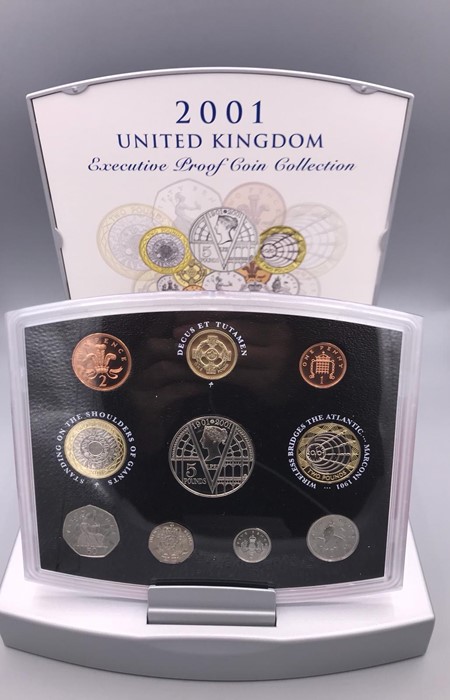 A 2001 Great Britain coin Executive Proof Set