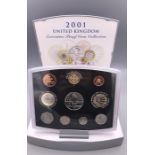 A 2001 Great Britain coin Executive Proof Set