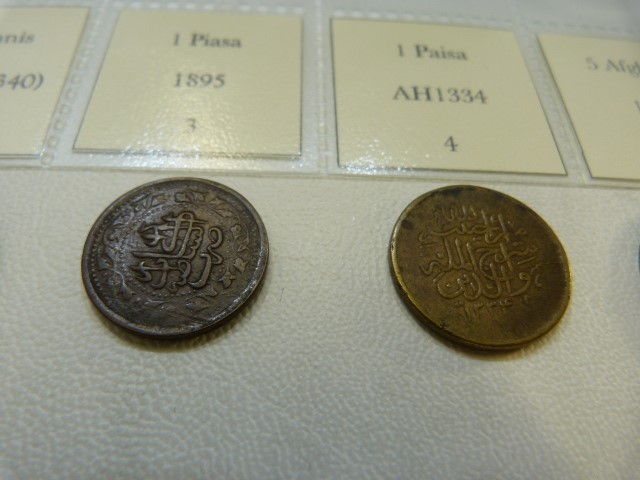 A Collection of Five coins from Afghanistan from 1895 to include ½ Afghani, 2 Afghani, 1 Piasa, 1 - Image 4 of 10