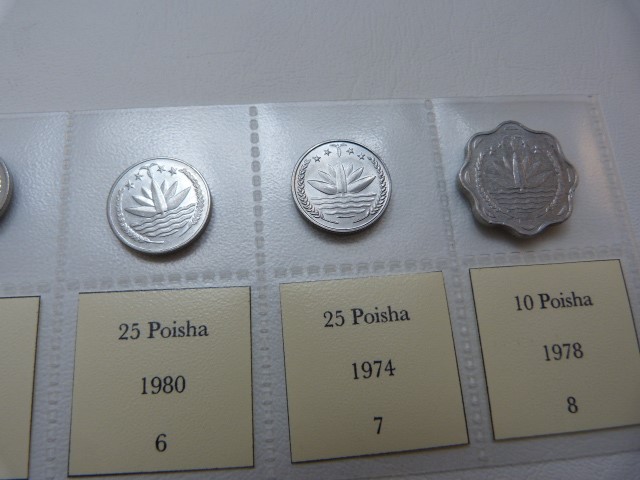 A selection of fourteen coins from Bangladesh from 1974, various denominations. - Image 5 of 14