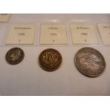 A selection of coins from the Cameroon, 50 Centimes, Mint Set, 500 Riels, 200 Reils, 100 Riels, 50