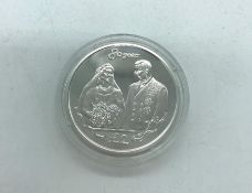 A South Georgia & South Sandwich Islands 2006 silver proof £2 coin.