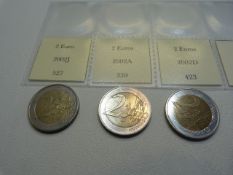 A selection of approx 201 German coins of various issues, conditions, years. 1950 onwards to include