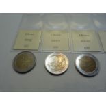 A selection of approx 201 German coins of various issues, conditions, years. 1950 onwards to include