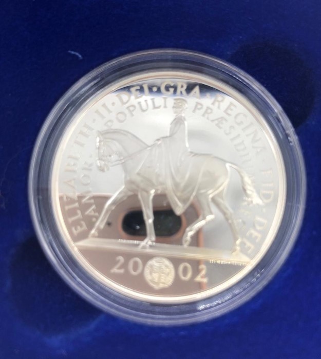 2002 Five Pounds Silver Proof coin Golden Jubilee - Image 2 of 3