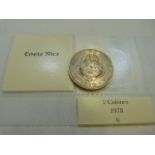 A selection of thirteen coins from Costa Rica from 1918 - 2008