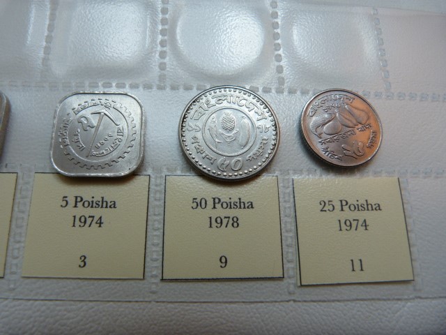 A selection of fourteen coins from Bangladesh from 1974, various denominations. - Image 8 of 14