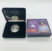 A Queen Elizabeth The Queen Mother Silver Centenary Crown