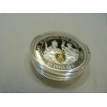 An East Caribbean States silver proof 28.3g 1997 10 dollar coin