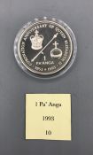 A 1 Pa'anga Kingdom of Tonga Silver Proof coin