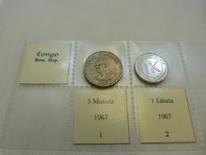 A selection of twelve coins from the Congo Democratic Republic to include 5 Makuta, 1 Likuta, 25