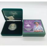 A Queen Mother Centenary Year Silver Piedfort Centenary Crown