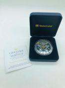 A Lifetime of Service HM Queen Elizabeth II and HRH Prince Philip silver proof piedfort