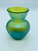 Loetz Crete Papillon iridescent Art Nouveau glass vase c.1900 8cms