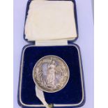 A Hovis Bread silver medallion 1929