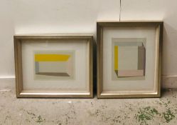 Two Giclée prints by Emma Lawrenson 62.5cm x 51.5cm