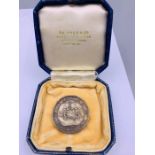 A Silver St Dunstans Billiard Fund silver medal 1925.