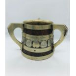 A White Metal and wood President's cup dated 1945